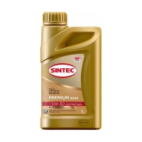 SINTEC Premium 9000 5W30 SL/CF A3/B4, 1л Флакон 600102 600102